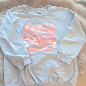 Sweatshirt/shirt, youth large, oopsy daisy.